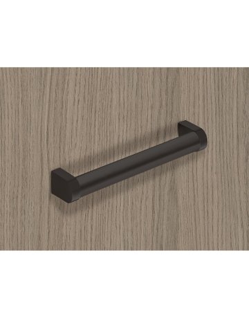 Bild MB-Griff,B26x192mm,H45mm,Edelstahl Como 9264072,schwarz ma - Hettich-7