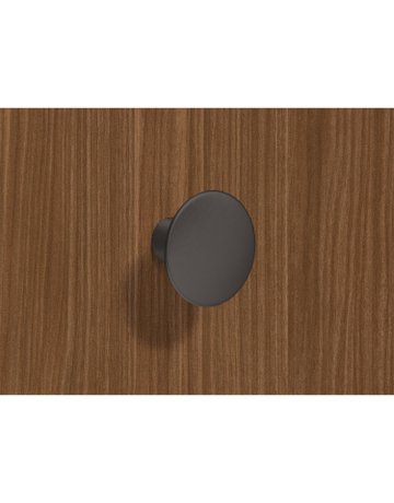 Bild Möbel- Knopf, Issa, 9265885, Durchmesser 40mm, Höhe 27mm, Zink, schwarz matt - Hettich-4
