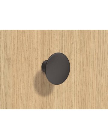 Bild Möbel- Knopf, Issa, 9265885, Durchmesser 40mm, Höhe 27mm, Zink, schwarz matt - Hettich-6