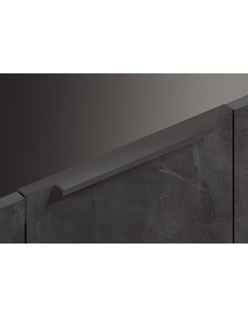 Bild Möbel- Griffleiste, mit Harpunensteg, Lamezia 9265979, Länge 595mm, Aluminium matt - Hettich-1