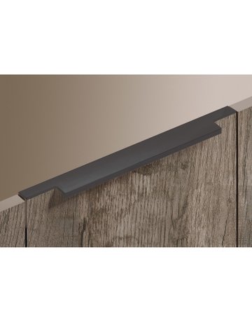 Bild Möbel- Griffleiste, mit Harpunensteg, Lamezia 9265979, Länge 595mm, Aluminium matt - Hettich-3