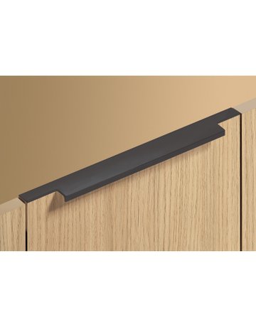 Bild Möbel- Griffleiste, mit Harpunensteg, Lamezia 9265979, Länge 595mm, Aluminium matt - Hettich-6