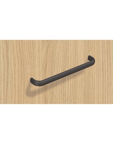 Bild MB-Griff,B12x64mm,H26mm,Aluminium Naila 9266077,schwarz ma - Hettich-6