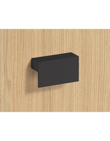 Bild MB-Griff,B26x32mm,H16mm,Aluminium Trani 9265949,schwarz ma - Hettich-6