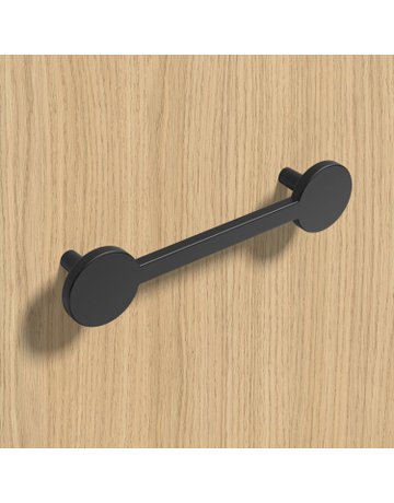 Bild MB-Griff,B37x128mm,H30mm,Zink Limpio 9266418,schwarz ma - Hettich-6