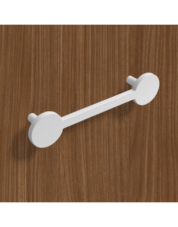 Bild MB-Griff,B37x128mm,H30mm,Zink Limpio 9266417,weiß ma - Hettich-4