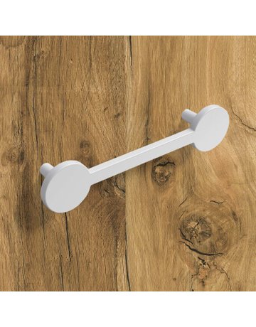 Bild MB-Griff,B37x128mm,H30mm,Zink Limpio 9266417,weiß ma - Hettich-5