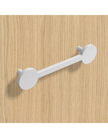 Bild MB-Griff,B37x128mm,H30mm,Zink Limpio 9266417,weiß ma - Hettich-6