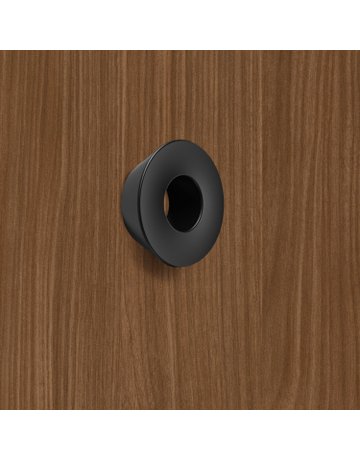 Bild Möbel- Knopf, Olivia, 9266416, Durchmesser 57mm, Höhe 20mm, Zink, schwarz matt - Hettich-4
