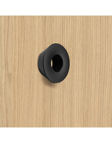 Bild Möbel- Knopf, Olivia, 9266416, Durchmesser 57mm, Höhe 20mm, Zink, schwarz matt - Hettich-6