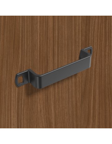 Bild MB-Griff,B28x160mm,H33mm,Zink Topeka 9270230,schwarz ma - Hettich-4