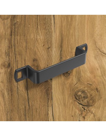 Bild MB-Griff,B28x160mm,H33mm,Zink Topeka 9270230,schwarz ma - Hettich-5