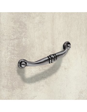 Bild MB-Griff,B14x96mm,H28mm,Zink Alberta 9113180,zinnoptik antik - Hettich-2