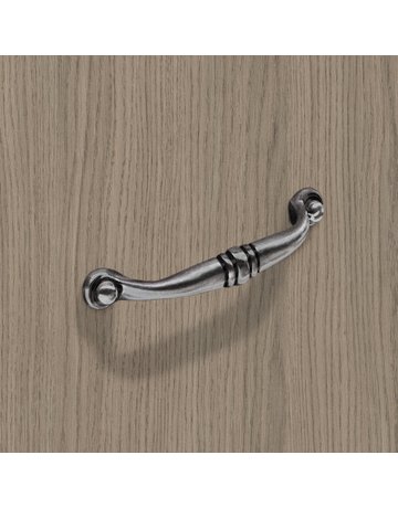 Bild MB-Griff,B14x96mm,H28mm,Zink Alberta 9113180,zinnoptik antik - Hettich-7