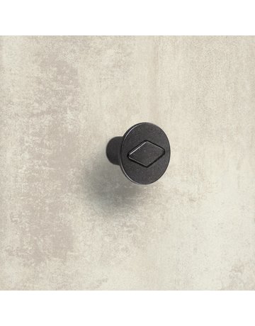 Bild Möbel- Knopf, Barcino, 9206131, Durchmesser 30mm, Höhe 25mm, Zink, schwarz matt - Hettich-2