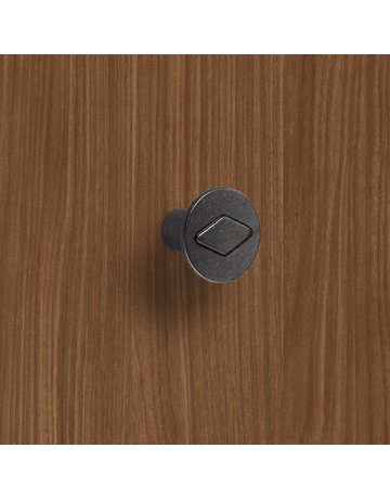 Bild Möbel- Knopf, Barcino, 9206131, Durchmesser 30mm, Höhe 25mm, Zink, schwarz matt - Hettich-4