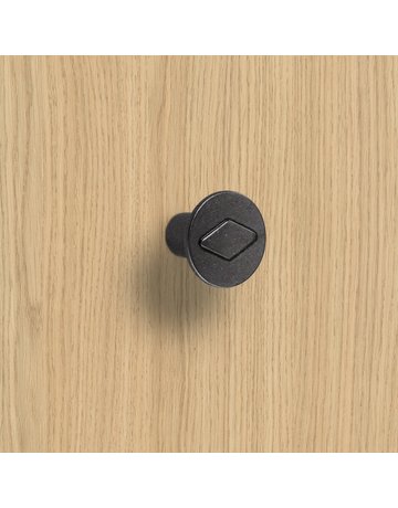Bild Möbel- Knopf, Barcino, 9206131, Durchmesser 30mm, Höhe 25mm, Zink, schwarz matt - Hettich-6