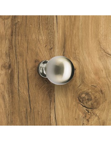 Bild Möbel- Knopf, Bona, 9070523, Durchmesser 30mm, Höhe 41mm, Zink, edelstahloptik gebürstet - Hettich-5
