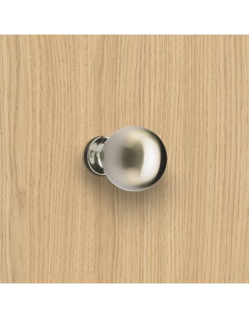 Bild Möbel- Knopf, Bona, 9070523, Durchmesser 30mm, Höhe 41mm, Zink, edelstahloptik gebürstet - Hettich-6