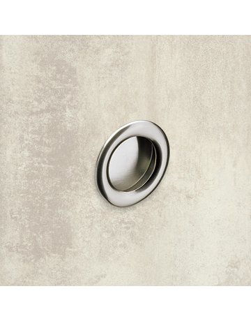 Bild Möbel- Muschelgriff, Borgoa, 9070556, Durchmesser 41mm, Höhe 11mm, rund, edelstahloptik - Hettich-2