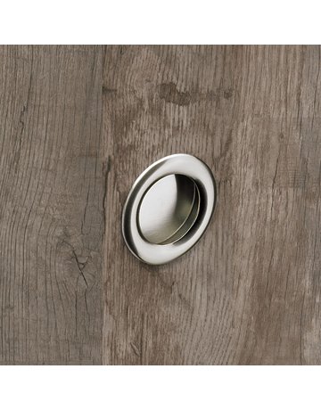 Bild Möbel- Muschelgriff, Borgoa, 9070556, Durchmesser 41mm, Höhe 11mm, rund, edelstahloptik - Hettich-3