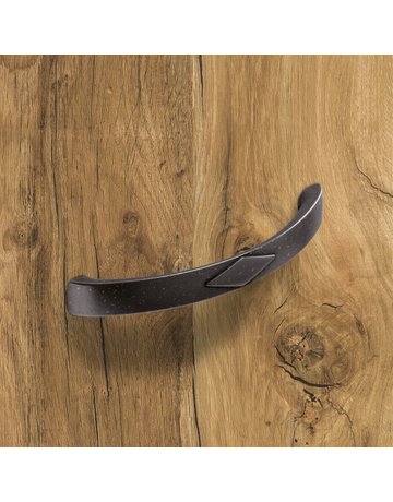 Bild MB-Griff,B15x128mm,H33mm,Zink Bracara 9206129,schwarz ma.Vintage - Hettich-5