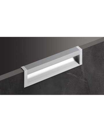 Bild Möbel- Griffleiste, mit Harpunensteg, Capris 9149293, Länge 1.200mm, Aluminium silber eloxiert - Hettich-1
