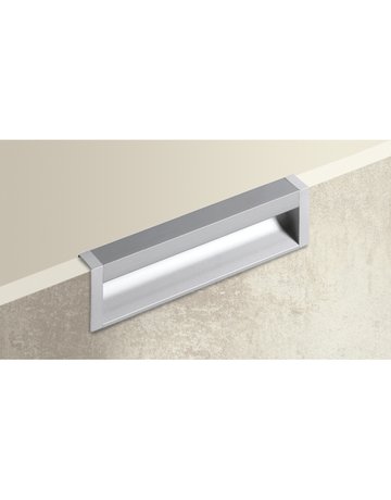 Bild Möbel- Griffleiste, mit Harpunensteg, Capris 9149293, Länge 1.200mm, Aluminium silber eloxiert - Hettich-2