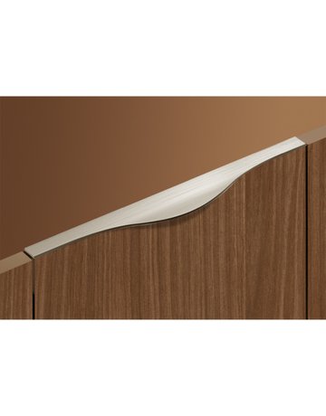 Bild Möbel- Griffleiste, mit Harpunensteg, Codania 9210058, Länge 495mm, Aluminium edelstahloptik gebürstet - Hettich-4