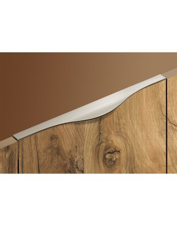Bild Möbel- Griffleiste, mit Harpunensteg, Codania 9210058, Länge 495mm, Aluminium edelstahloptik gebürstet - Hettich-5