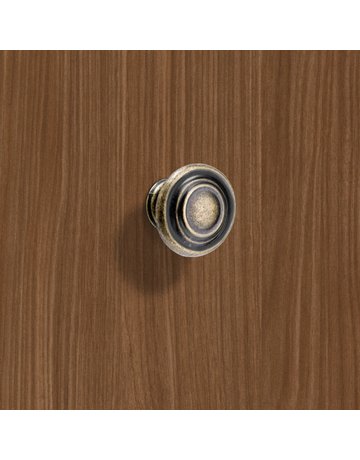 Bild Möbel- Knopf, Essa, 9113221, Durchmesser 32mm, Höhe 25mm, Zink, messingoptik antik - Hettich-4