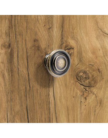 Bild Möbel- Knopf, Essa, 9113221, Durchmesser 32mm, Höhe 25mm, Zink, messingoptik antik - Hettich-5