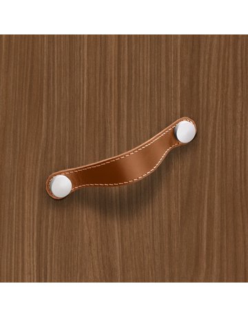 Bild MB-Griff,B26x128mm,H3mm,Leder Gela 9113645,hellbraun - Hettich-4