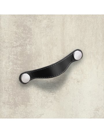 Bild MB-Griff,B26x128mm,H3mm,Leder Gela 9113647,schwarz - Hettich-2