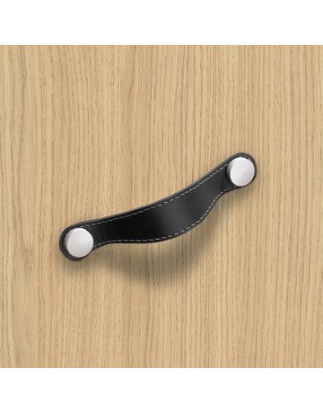 Bild MB-Griff,B26x128mm,H3mm,Leder Gela 9113647,schwarz - Hettich-6