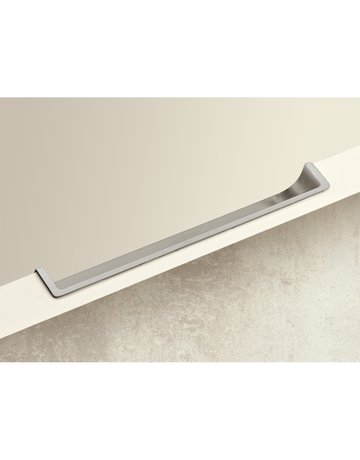 Bild Möbel- Griffleiste, Genzone 9145263, Länge 134mm, Zink edelstahloptik gebürstet - Hettich-2