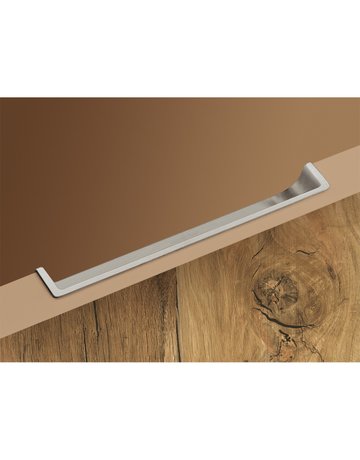 Bild Möbel- Griffleiste, Genzone 9145263, Länge 134mm, Zink edelstahloptik gebürstet - Hettich-5