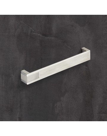 Bild MB-Griff,B25x192mm,H26mm,Zink Intra 9207482,edelstahloptik geb. - Hettich-1