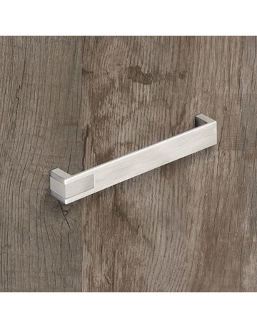 Bild MB-Griff,B25x192mm,H26mm,Zink Intra 9207482,edelstahloptik geb. - Hettich-3