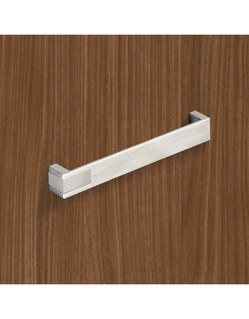 Bild MB-Griff,B25x192mm,H26mm,Zink Intra 9207482,edelstahloptik geb. - Hettich-4