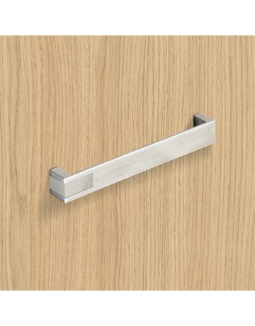 Bild MB-Griff,B25x192mm,H26mm,Zink Intra 9207482,edelstahloptik geb. - Hettich-6