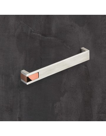 Bild MB-Griff,B25x192mm,H26mm,Zink Intra 9207480,edelstahloptik geb. - Hettich-1