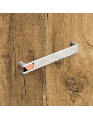 Bild MB-Griff,B25x192mm,H26mm,Zink Intra 9207480,edelstahloptik geb. - Hettich-5