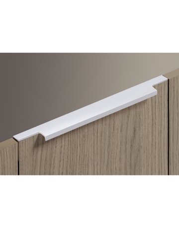 Bild Möbel- Griffleiste, mit Harpunensteg, Lamezia 9105829, Länge 395mm, Aluminium silber eloxiert - Hettich-7
