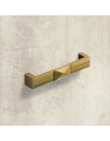 Bild MB-Griff,B20x128mm,H27mm,Zink Luro 9206237,messingoptik antik - Hettich-2