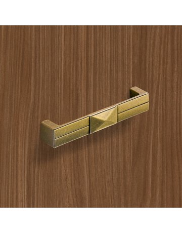 Bild MB-Griff,B20x128mm,H27mm,Zink Luro 9206237,messingoptik antik - Hettich-4