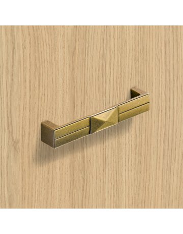 Bild MB-Griff,B20x128mm,H27mm,Zink Luro 9206237,messingoptik antik - Hettich-6