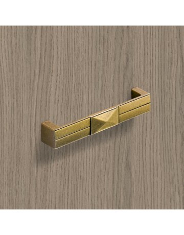 Bild MB-Griff,B20x128mm,H27mm,Zink Luro 9206237,messingoptik antik - Hettich-7