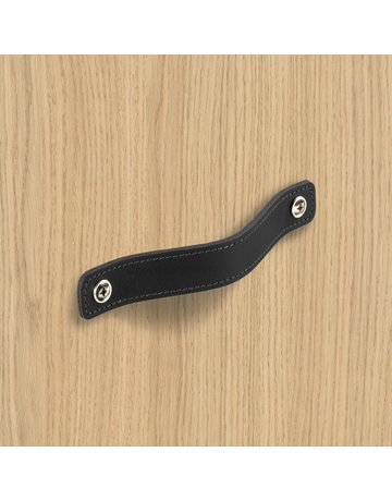 Bild MB-Griff,B25x128mm,H3mm,Leder Nica 9071838,schwarz - Hettich-6