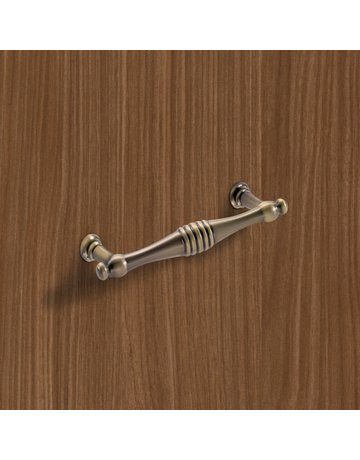 Bild MB-Griff,Ø13x96mm,H22mm,Zink Osimo 9113444,messingoptik antik - Hettich-4